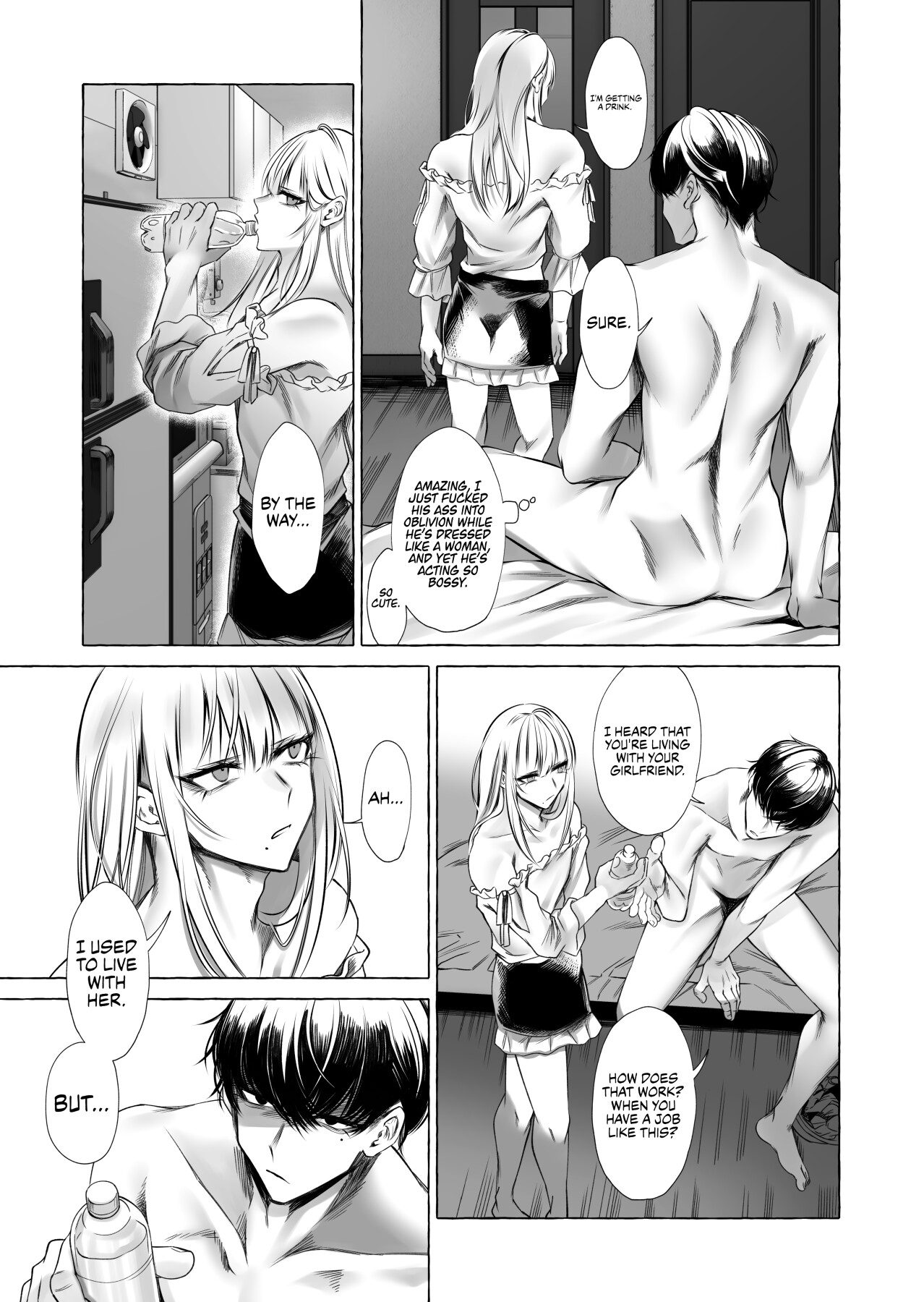 Hentai Manga Comic-My Boss is a Cross-dressing Call Girl.-Read-36